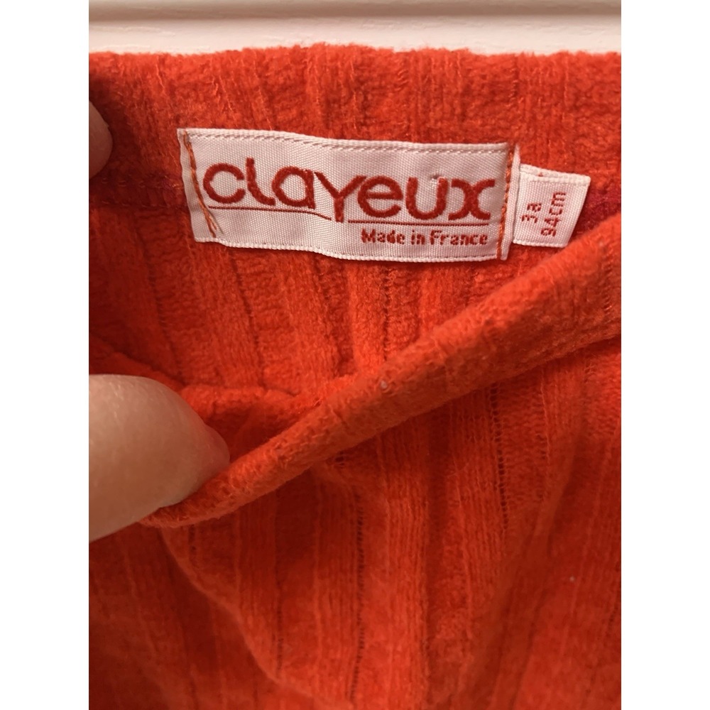 Vtg Irene Clayeux France Knit Pleated Red Tennis Skirt Set Toddler 3 - Picture 9 of 14